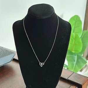 Tiffany Necklace Letter “v” 16” EUC 925 Silver